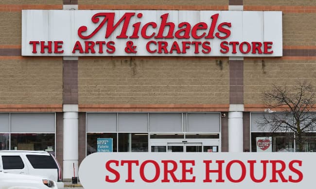michaels arts and crafts store hours