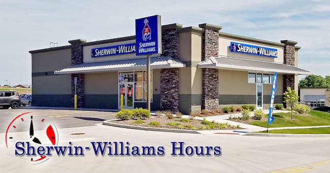 sherwin williams paint store hours