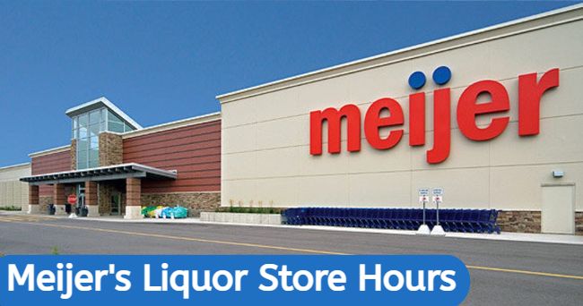 meijer's liquor store hours