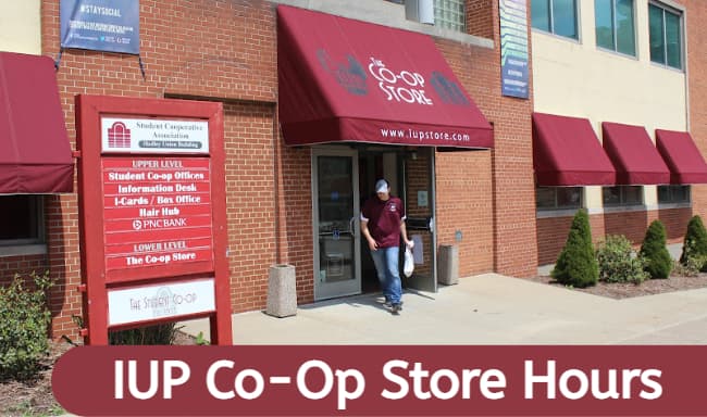 iup co-op store hours